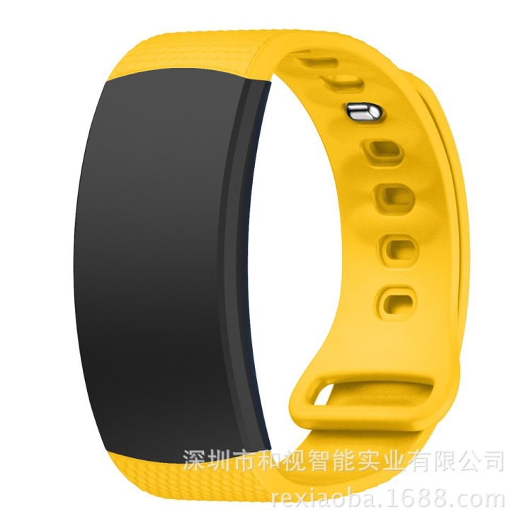 適用三星適用Samsung Gear  Fit2智能手環(huán)硅膠手腕帶運(yùn)動表帶