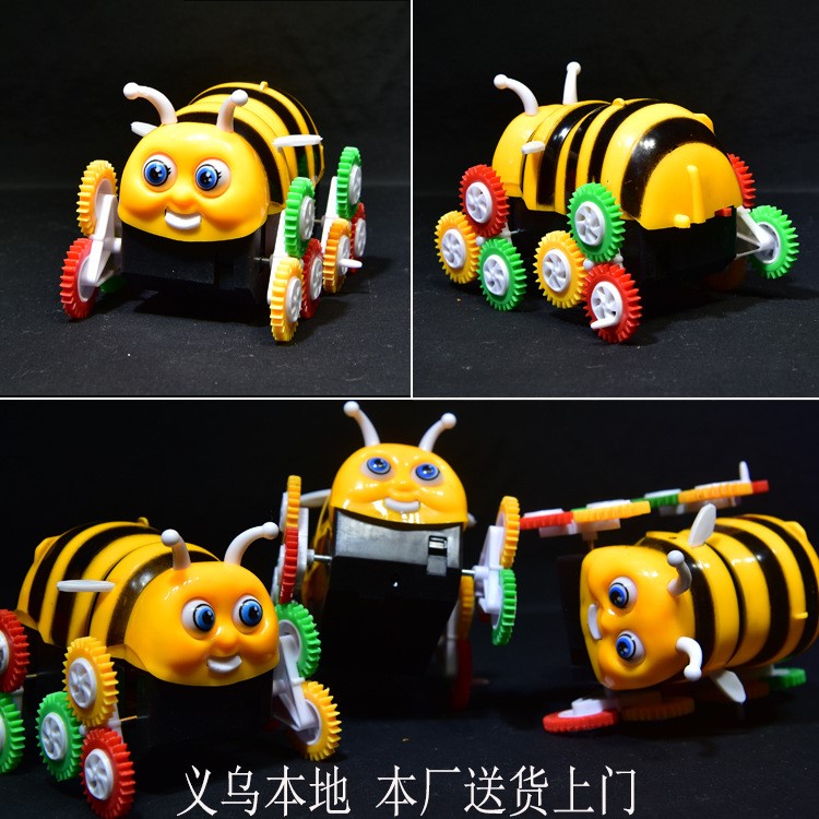 新奇特電動(dòng)玩具車 小蜜蜂翻斗車 自動(dòng)翻轉(zhuǎn)兒童電動(dòng)車地?cái)偼婢吲l(fā)