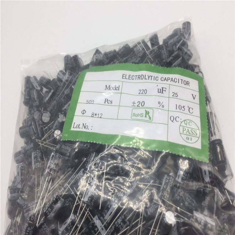 220uF 25V &plusmn;20%電子元器件集成電路品牌ic芯片全新原裝一站式配