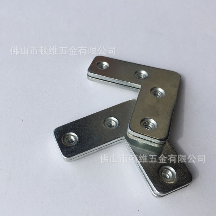 鋁框角碼螺絲連接小角鐵酒柜衣柜展示柜玻璃門(mén)框連接五金角碼