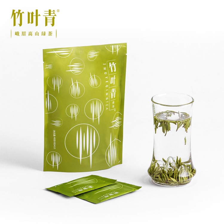 【春茶現(xiàn)貨】竹葉青茶葉2019新茶高山綠茶特級(品味)自享袋裝48g