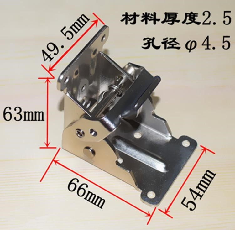 家具五金件大全90度自锁折叠桌腿铰链合页直角房车折页家具五新