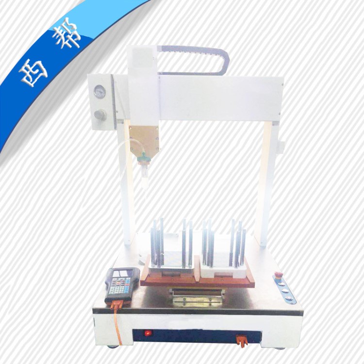 全自動點(diǎn)膠機(jī) 三軸聯(lián)動精密點(diǎn)膠錫膏涂膠機(jī) 可定制多頭打膠機(jī)