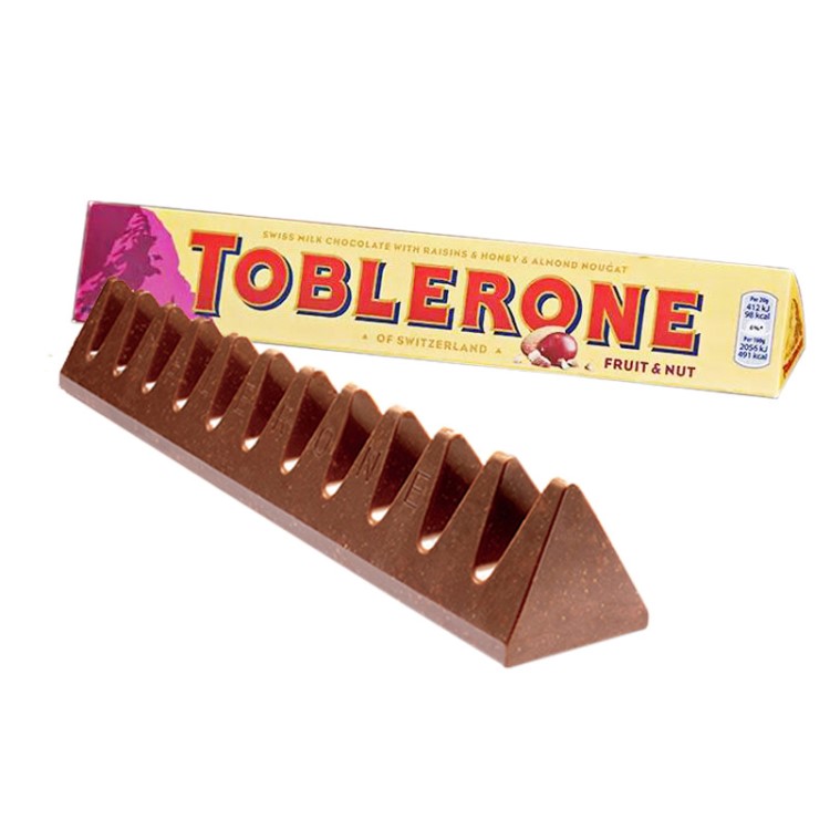 瑞士Toblerone/三角巧克力 蜂蜜及巴旦木糖100g*20支/組