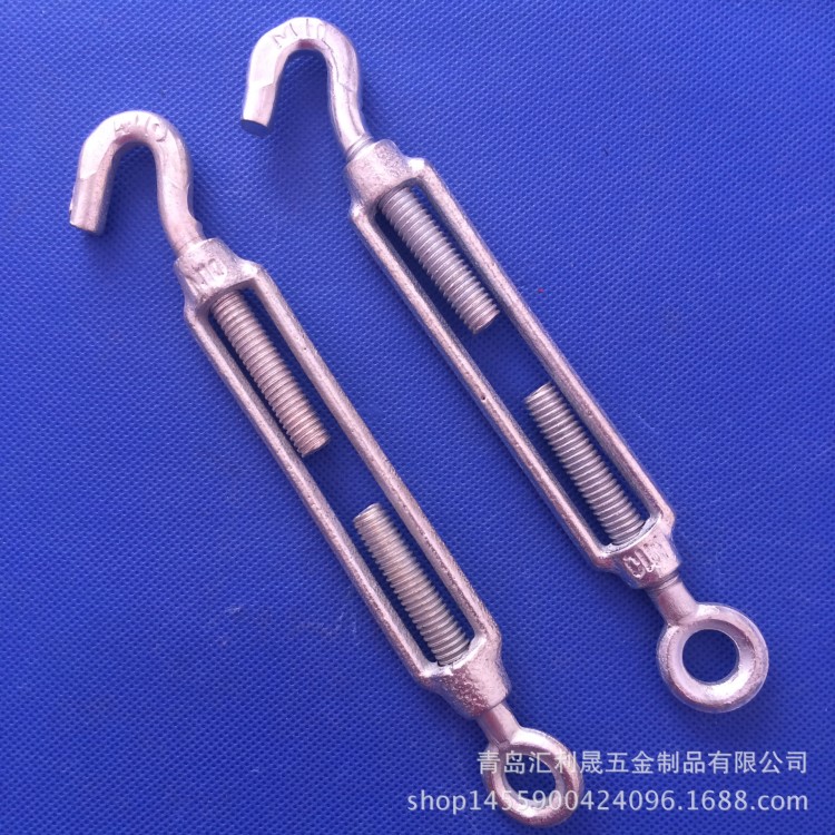 青岛索具花篮螺丝普通玛钢花兰螺丝电镀锌花兰螺丝铸造花兰