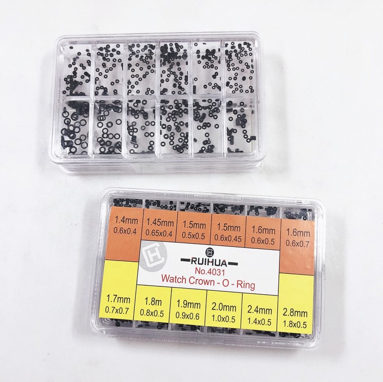 把頭把的防水圈彈力密封圈 手表修表配件工具多尺寸 I令O令oring