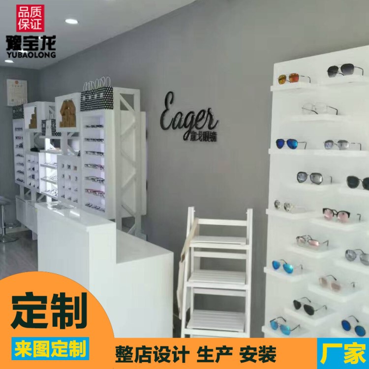 眼镜展柜柜台 眼镜店装修 眼镜柜台展示柜 眼镜高柜中岛柜陈列柜