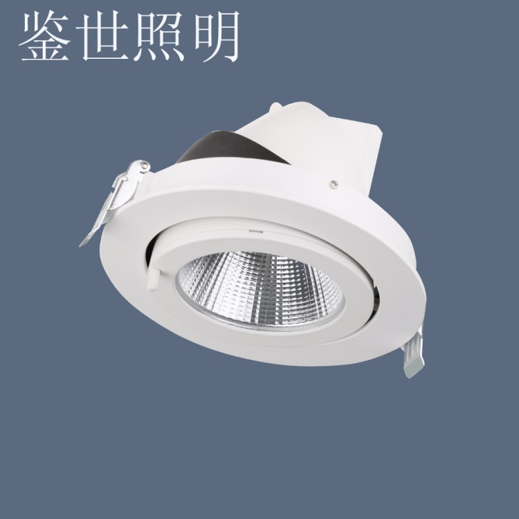 鑒世大廠直銷led 30W&Phi;145射燈套件 批發(fā)象鼻燈外殼嵌入式cob筒