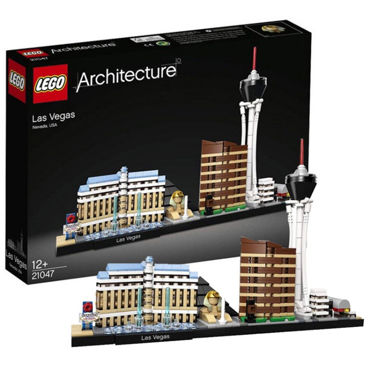 LEGO樂高建筑系列天際線拉斯維加斯21047小顆粒積木玩具