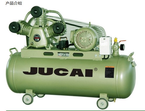 JUCAI活塞式空压机，功率3KW,排气量0.36m3/min，压力0.8Mpa