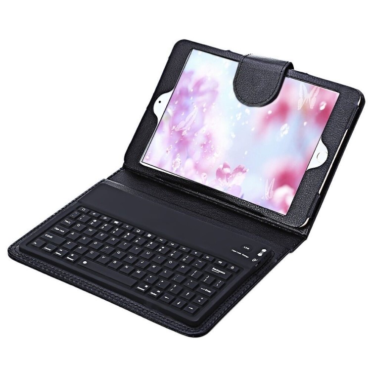 廠家直銷新款ipadmini5硅膠藍牙鍵盤皮套2019mini5藍牙鍵盤皮套