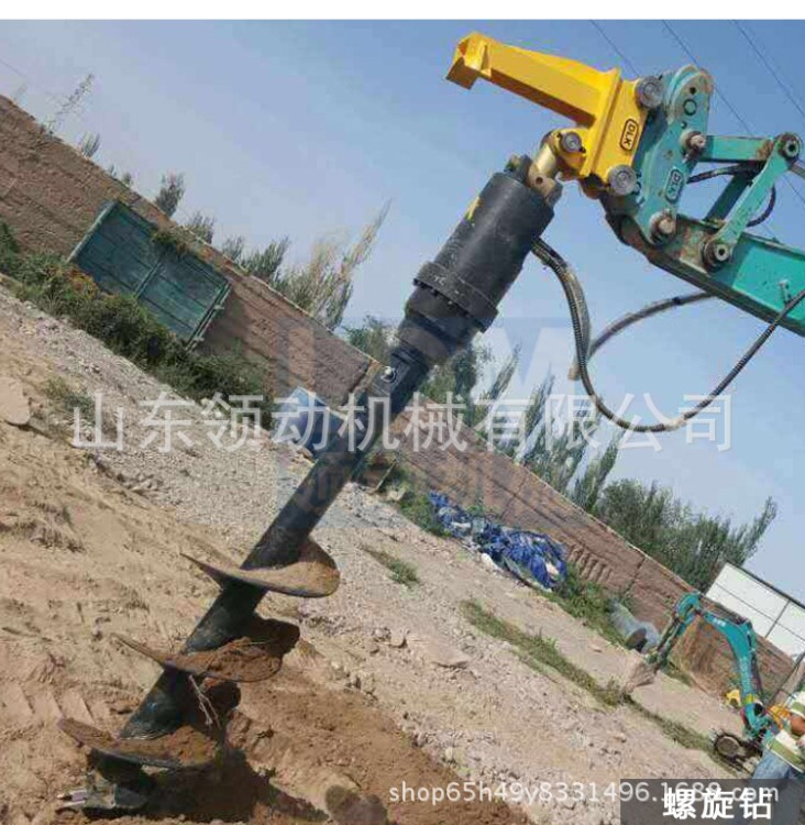 電線桿打孔螺旋鉆 打樁機鉆頭 螺旋鉆工廠 旋挖鉆 挖機鉆電力鉆