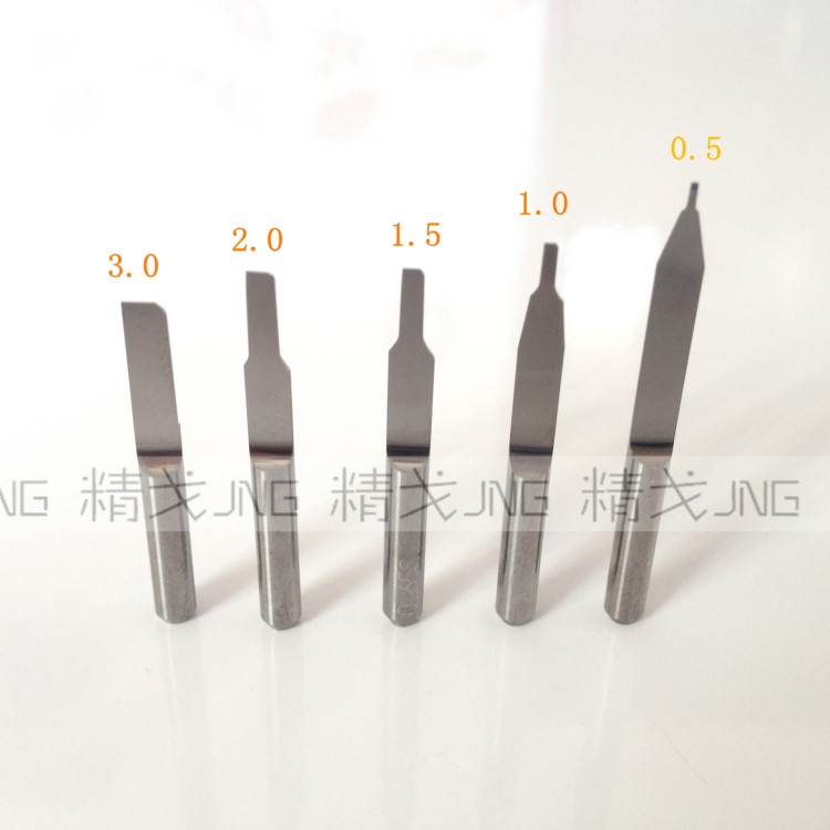 精戈3.175柱刀平底直刀電腦雕刻機精雕刀具廣告模型切割劃線刀