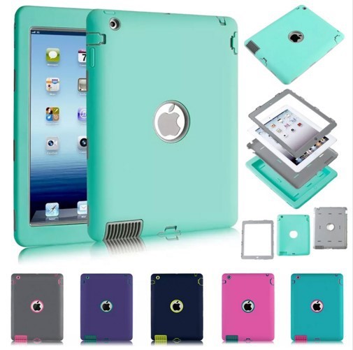 適用于蘋(píng)果Ipad234保護(hù)套平板電腦機(jī)器人學(xué)生防摔全包iPad4保護(hù)殼