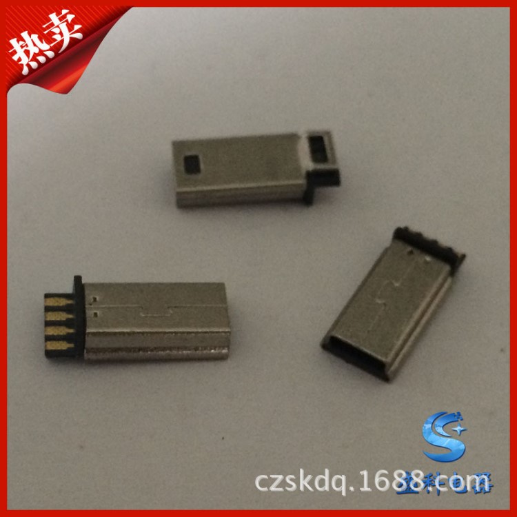 廠家直銷mro usb  mini usb插頭 MINI加長5P DC