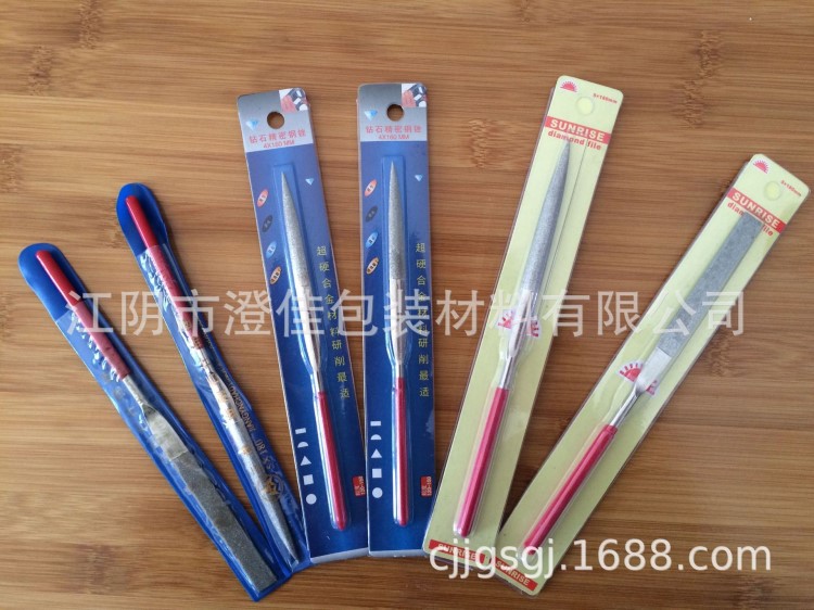廠家直銷 5*180金剛石銼刀 單支銼刀 金剛石什錦銼刀 紙卡包裝