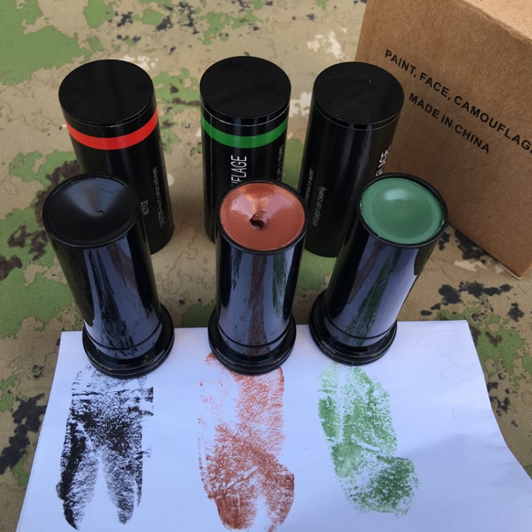 迷彩油军迷户外cs野战用品仿生舞台化妆油彩军训演出特种兵伪装油