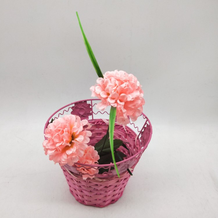 精美編織 編織花籃 精美插花籃子 飾品收納籃 可定做尺寸廠家直銷