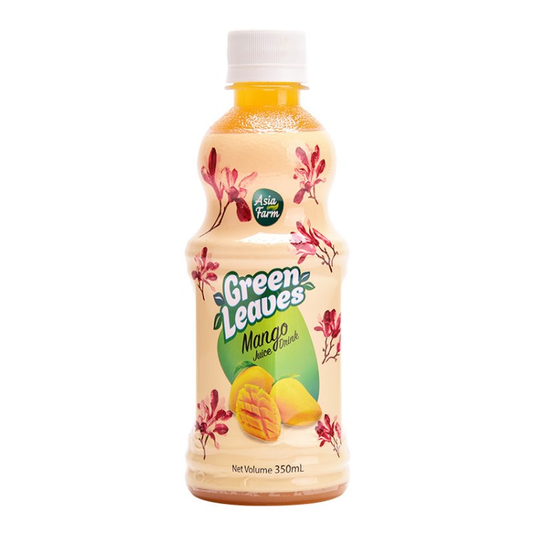马来西亚绿叶芒果果汁饮料350ml夏日芒果果汁饮品厂家直销