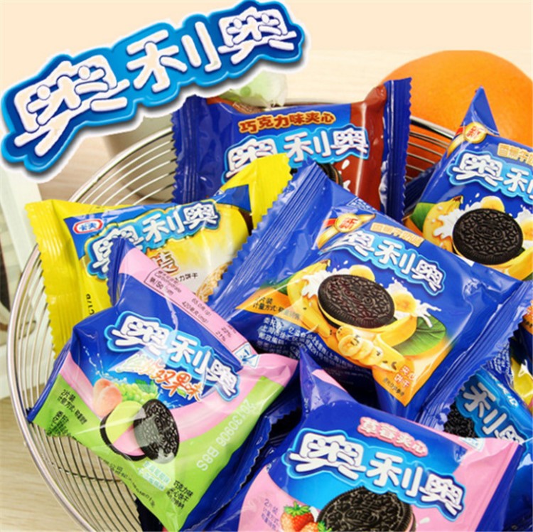 卡夫 奧利奧夾心餅干 多種口味 散裝稱重 休閑零食批發(fā) 3kg/箱