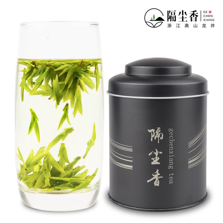 一杯香廠家 2019新茶茶炒特級龍井 越鄉(xiāng)綠茶 西湖50g小罐裝茶葉