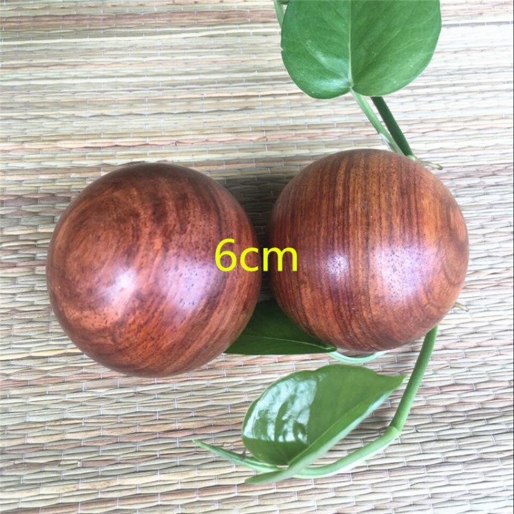 廠家供應(yīng)草花梨木健手球緬甸花梨木健手球6CM 鼠標(biāo)手