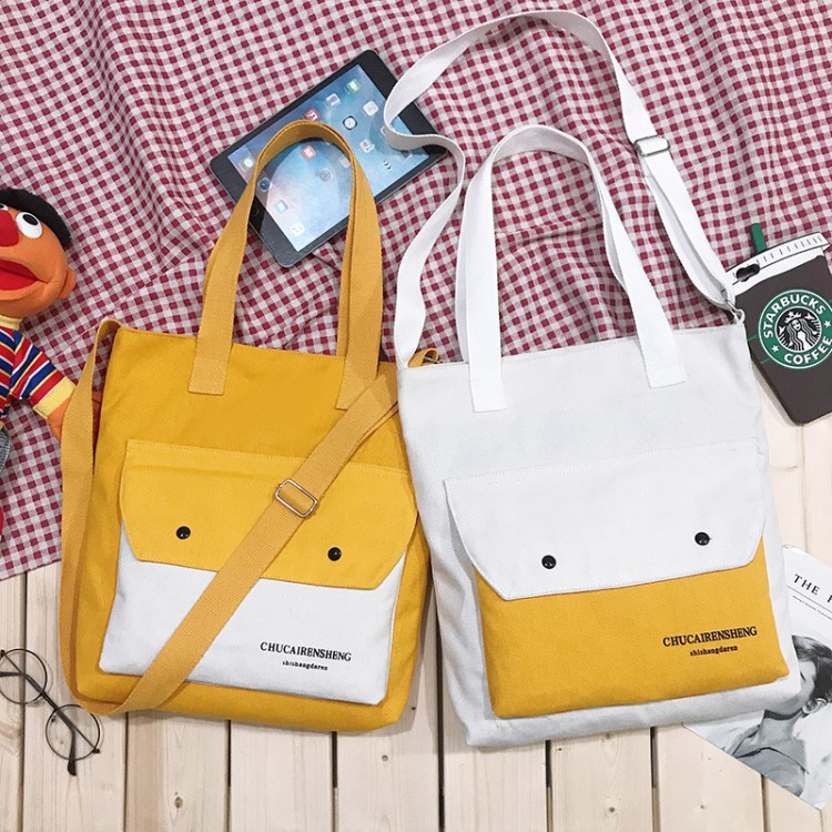 斜挎包帆布單肩女包休閑戶外帆布袋批發(fā) 韓版購(gòu)物袋文藝風(fēng)手提包