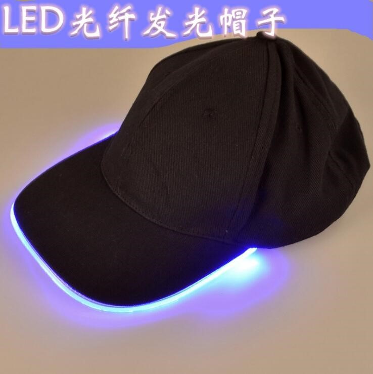 LED發(fā)光帽子助威道具面具裝飾 棒球帽子萬圣節(jié)圣誕用品廠家直銷