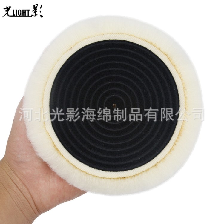 LIGHT汽車拋光輪羊毛球拋光羊毛輪細(xì)拋羊毛盤澳毛研磨羊毛盤