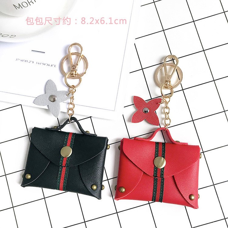 2019新款韓版可愛(ài)小零錢(qián)包鑰匙扣 時(shí)尚女士包包掛件  汽車掛飾