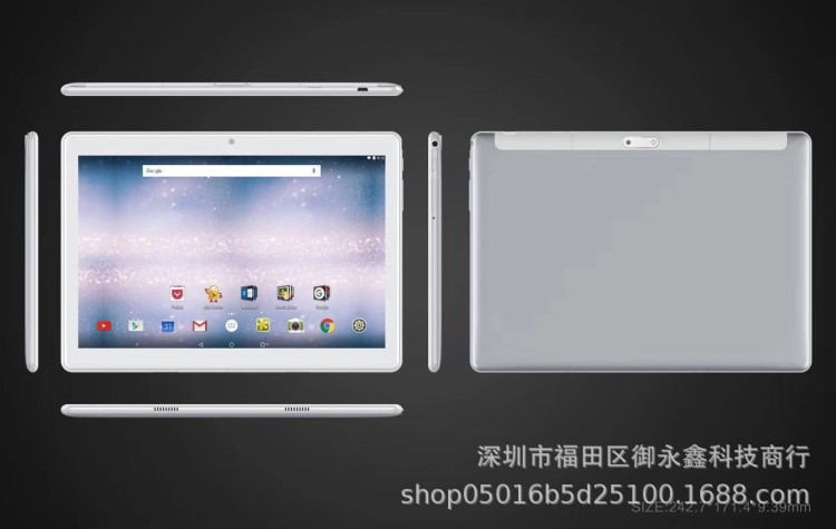 10.1寸3G通話平板電腦2.5D曲面觸摸屏腔體大喇叭IPS高清帶WiFi