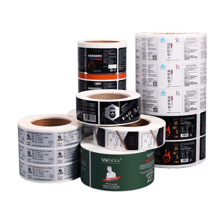 逆向UV卷筒不干膠標(biāo)簽印刷 茶葉包裝標(biāo)簽pvc碼標(biāo)簽答案茶杯貼