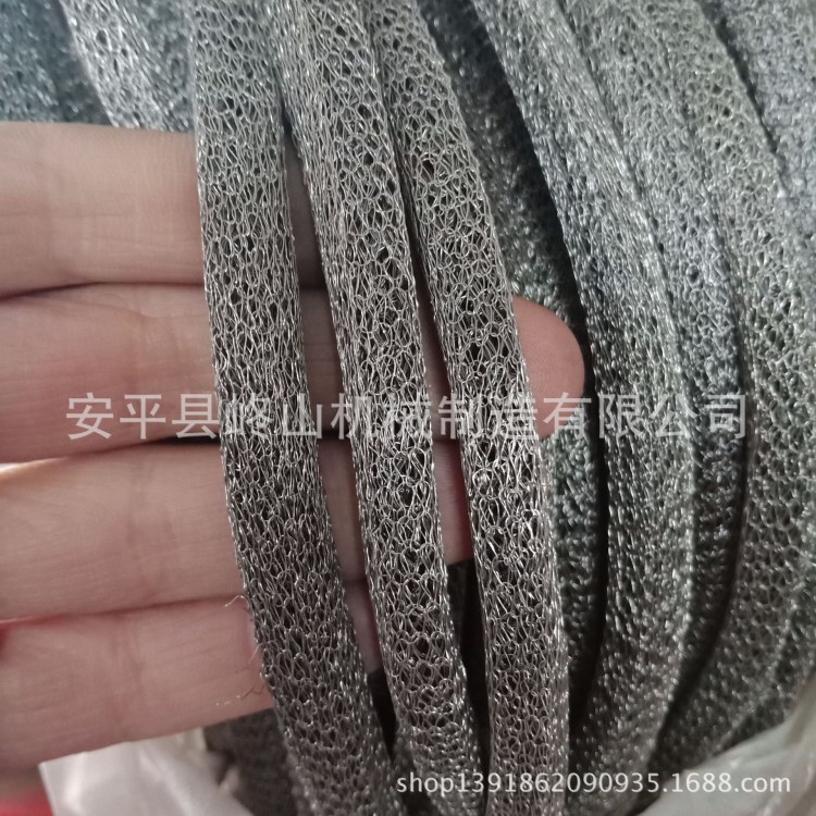 發貨快 電磁信號屏蔽條 不銹鋼絲網針織編織屏蔽網套 耐高溫磨損