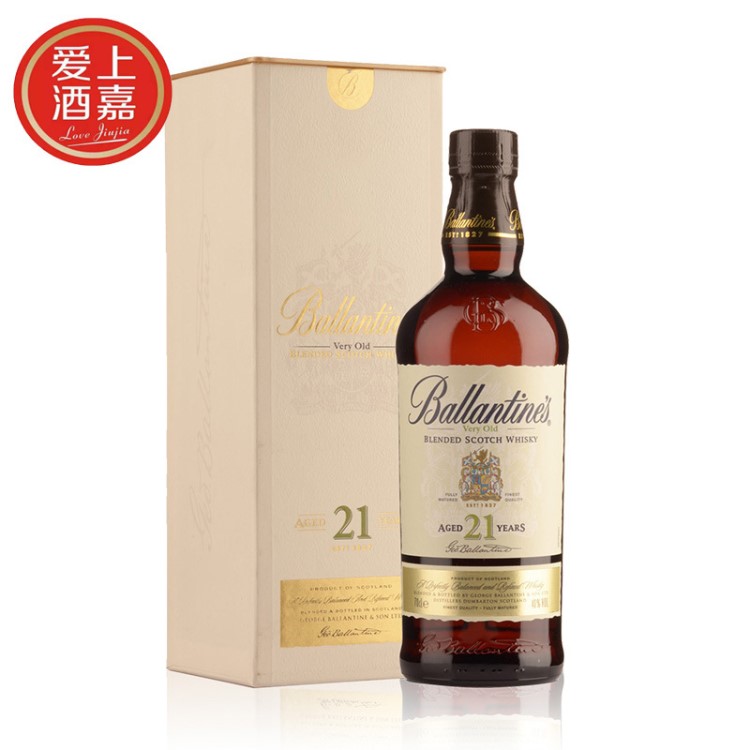 Ballentine&#39;s 百齡壇21年陳釀蘇格蘭威士忌洋酒700ml