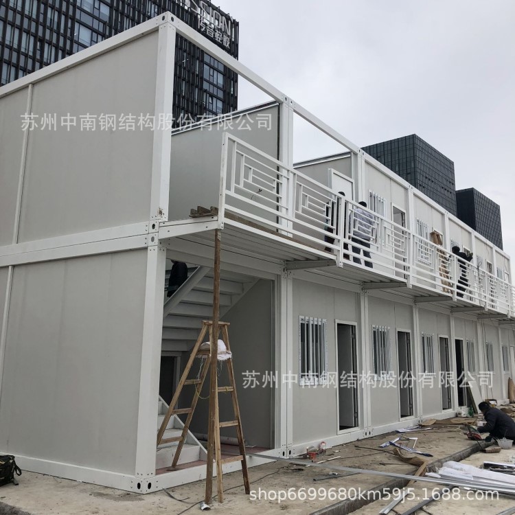 厂家定制 建筑工地住人办公室集装箱 可移动可拆卸活动板房