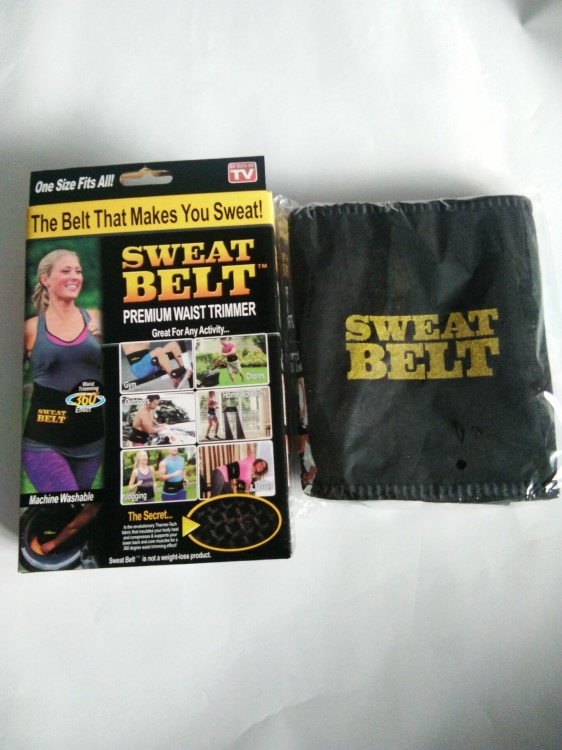 TV產(chǎn)品 SWEAT BELT 運動護腰帶 束身腰帶健身腰帶 健身體育用品