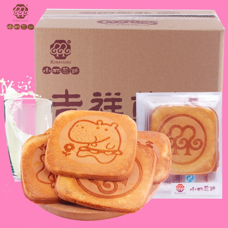 上海特產 小林煎餅 吉祥煎餅115g*18盒整箱批發 江浙滬皖包郵