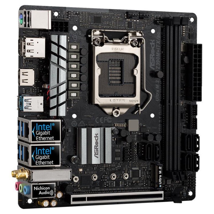 適用ASRock華擎Z390M-ITX/AC臺(tái)式機(jī)電腦miniITX主板支持帶WIFI