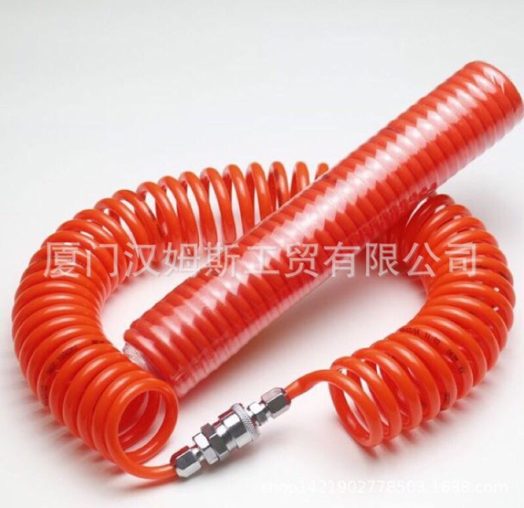 氣動元件空壓機軟管彈簧管pu彈簧管Q8*5.Q10*6.5.Q12*8.