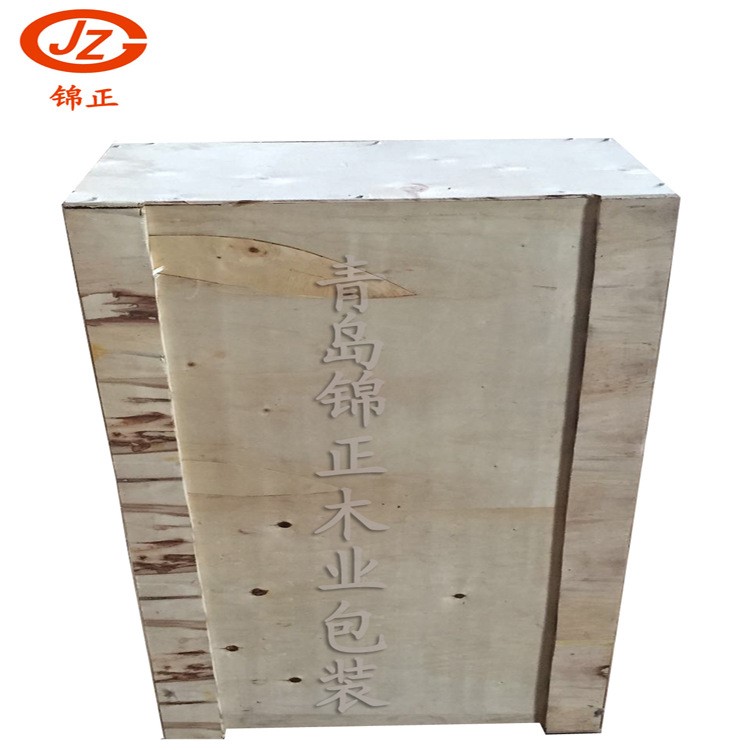 青島廠家直銷  四面進(jìn)叉卡板木箱 定制出口免熏蒸膠合板木箱