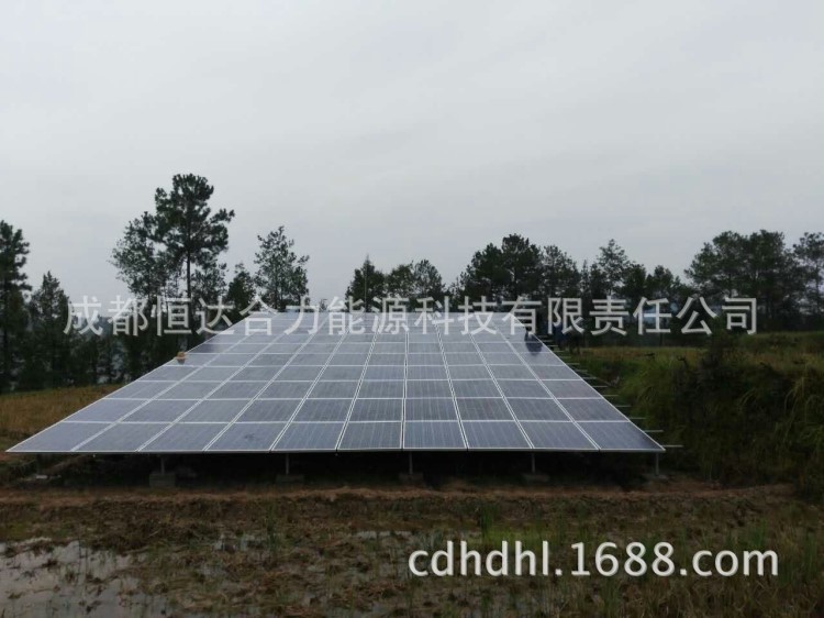 供應25kw太陽能提灌系統 無人值守 光伏發電系統 太陽能跟蹤系統