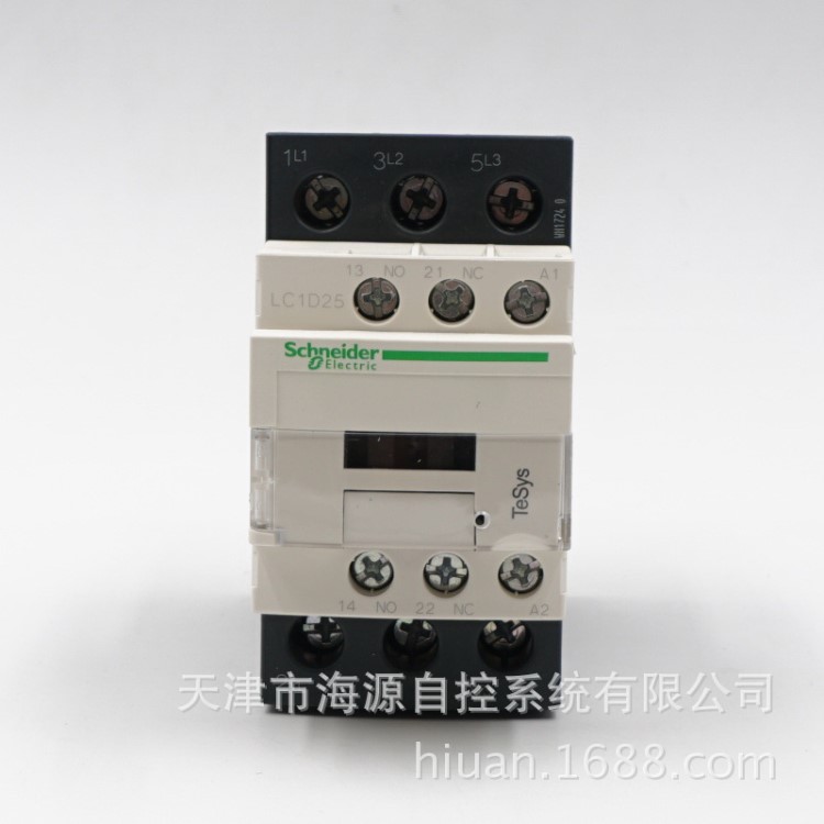 schneider 施耐德TeSys D三極接觸器2,24V,50/60Hz LC1D25B7C