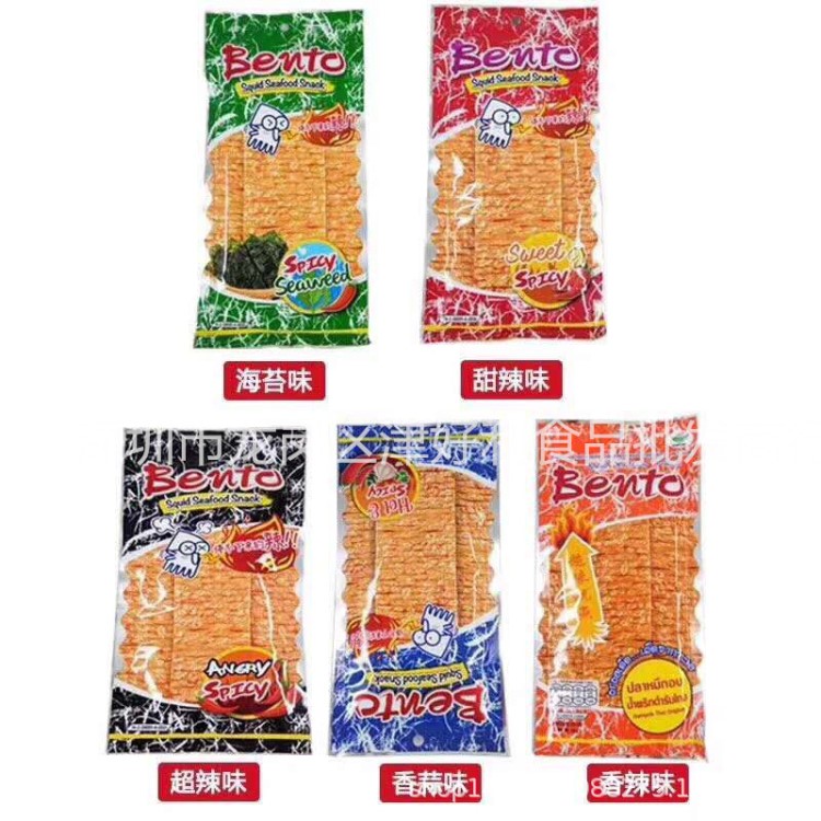泰國bento拌多樂超味手斯魷魚片 5個口味20g*36包2味可混