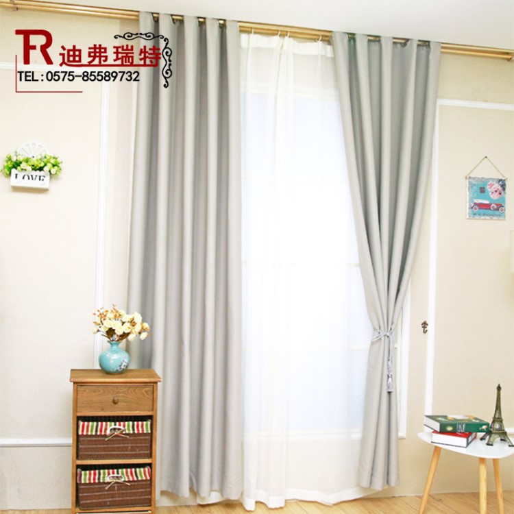全遮光窗簾布廠家直銷高精密色遮陽布窗簾賓館酒店工程窗簾布