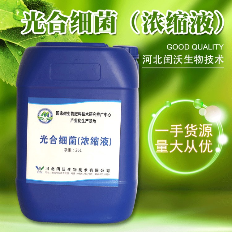 光合細(xì)菌濃縮液 。調(diào)節(jié)水質(zhì)微生物菌劑，污水處理凈化微生物菌劑