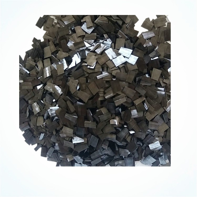 可定制 短切碳纖維 6mm 尼龍專用 尼龍碳纖維  集束性好 PA66專用