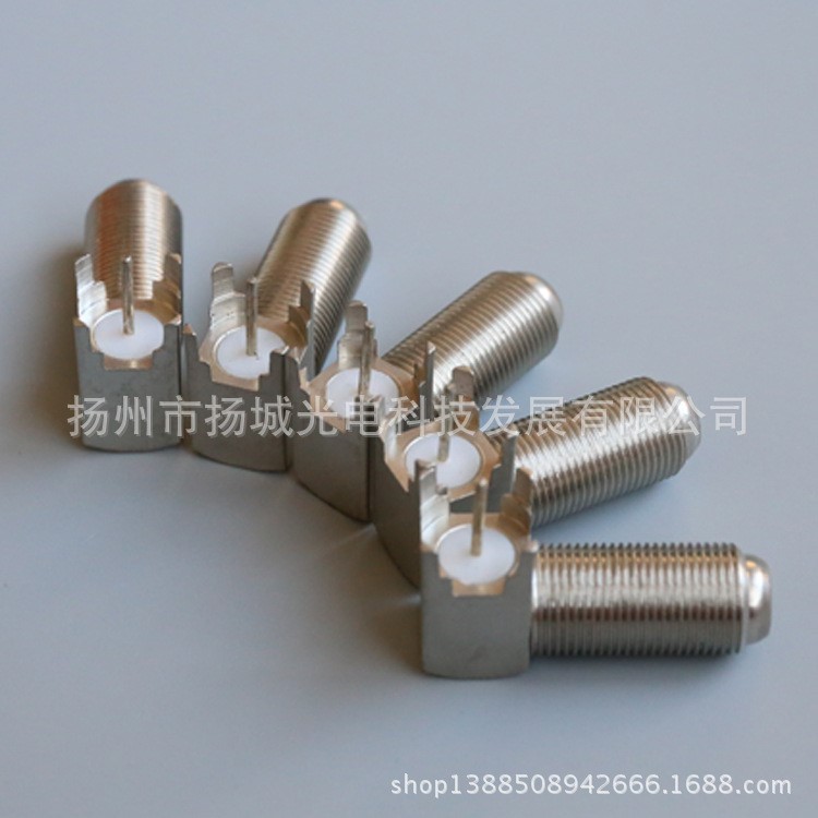 廠家直銷 防水尾纜接頭RG6 擠壓冷壓F頭RG59視頻射頻同軸連接器