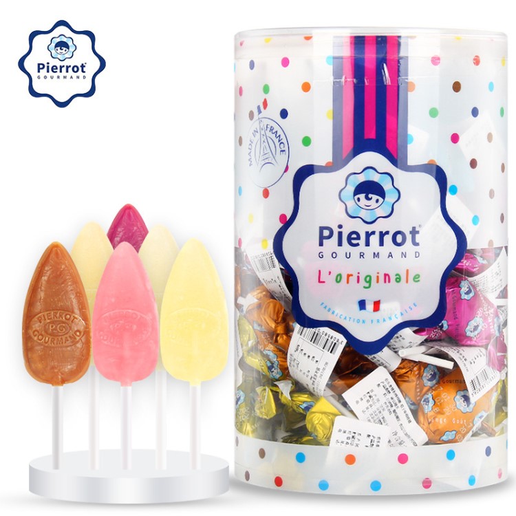 可议价法国安德鲁anos倍乐果克锥形水果棒棒糖桶装糖果164kg