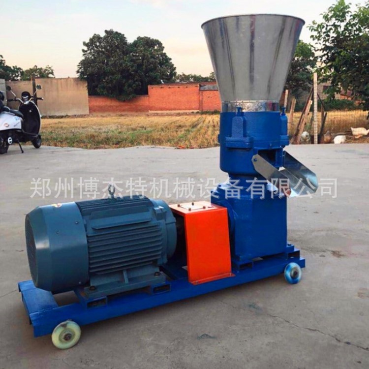 批發210家用小型平模飼料顆粒機 養殖專用雞飼料顆粒成型機