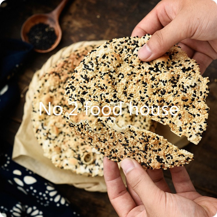 山東周村特產(chǎn)燒餅500g香酥脆芝麻餅甜咸味250g零食小吃薄脆煎餅